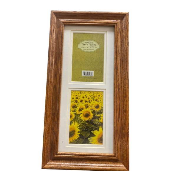 Mainstays Fresh Picked Solid Wood Double 4x6 Photo Frame - Picture 4 of 6